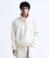 عکس هودی مردانه برند زارا – مدل 6462/333/Oyster White سفید